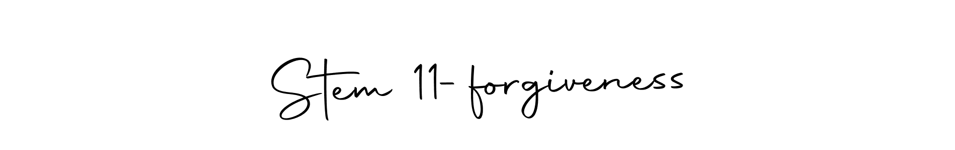 Make a beautiful signature design for name Stem 11-forgiveness. Use this online signature maker to create a handwritten signature for free. Stem 11-forgiveness signature style 10 images and pictures png