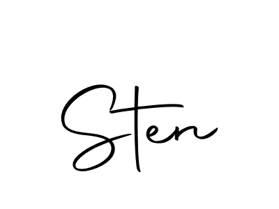 Also we have Sten name is the best signature style. Create professional handwritten signature collection using Autography-DOLnW autograph style. Sten signature style 10 images and pictures png