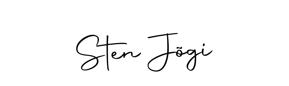 Create a beautiful signature design for name Sten Jõgi. With this signature (Autography-DOLnW) fonts, you can make a handwritten signature for free. Sten Jõgi signature style 10 images and pictures png
