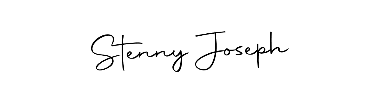 Stenny Joseph stylish signature style. Best Handwritten Sign (Autography-DOLnW) for my name. Handwritten Signature Collection Ideas for my name Stenny Joseph. Stenny Joseph signature style 10 images and pictures png