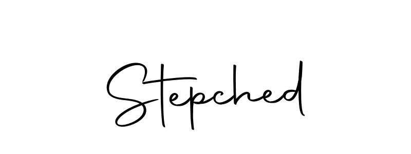 The best way (Autography-DOLnW) to make a short signature is to pick only two or three words in your name. The name Stepched include a total of six letters. For converting this name. Stepched signature style 10 images and pictures png