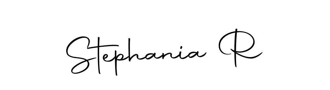 It looks lik you need a new signature style for name Stephania R. Design unique handwritten (Autography-DOLnW) signature with our free signature maker in just a few clicks. Stephania R signature style 10 images and pictures png