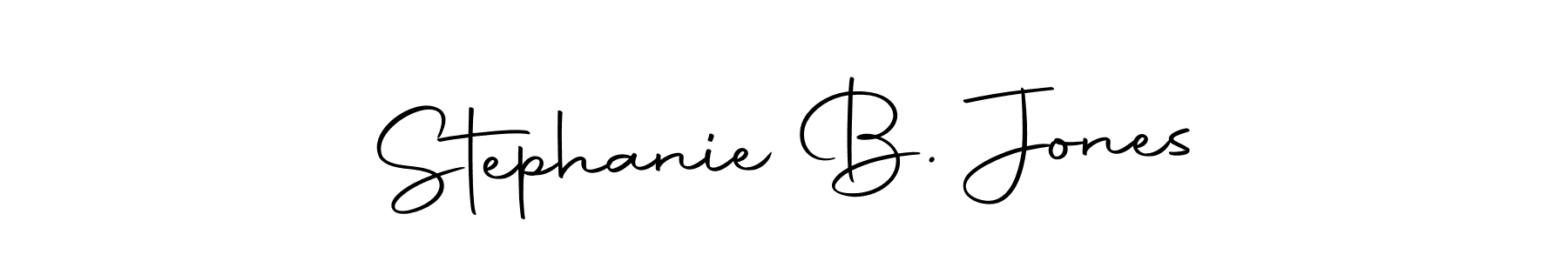 Make a short Stephanie B. Jones signature style. Manage your documents anywhere anytime using Autography-DOLnW. Create and add eSignatures, submit forms, share and send files easily. Stephanie B. Jones signature style 10 images and pictures png