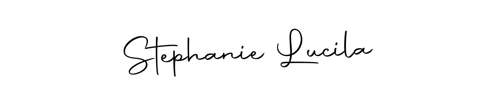 The best way (Autography-DOLnW) to make a short signature is to pick only two or three words in your name. The name Stephanie Lucila include a total of six letters. For converting this name. Stephanie Lucila signature style 10 images and pictures png