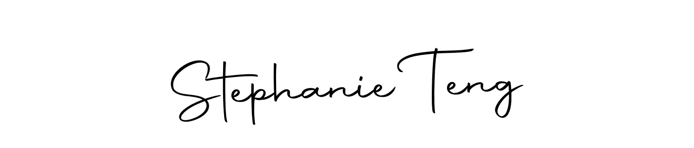 Make a beautiful signature design for name Stephanie Teng. Use this online signature maker to create a handwritten signature for free. Stephanie Teng signature style 10 images and pictures png