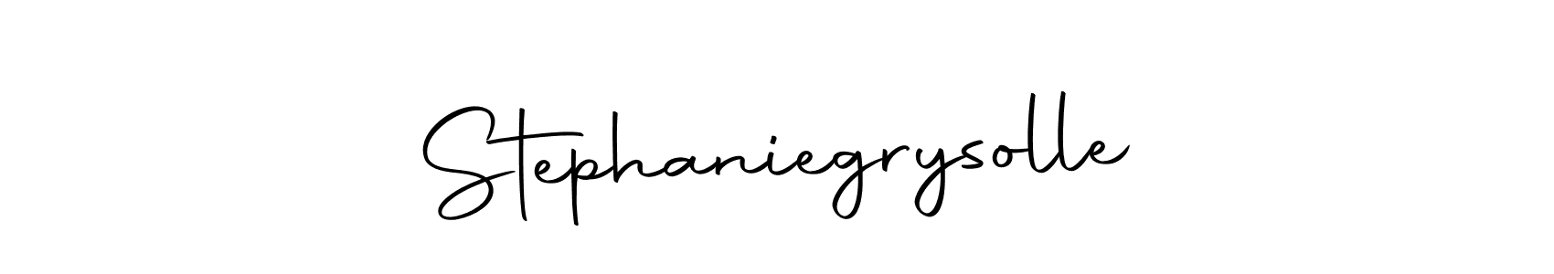The best way (Autography-DOLnW) to make a short signature is to pick only two or three words in your name. The name Stephaniegrysolle include a total of six letters. For converting this name. Stephaniegrysolle signature style 10 images and pictures png