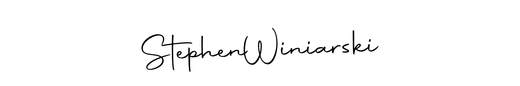 It looks lik you need a new signature style for name Stephen  Winiarski. Design unique handwritten (Autography-DOLnW) signature with our free signature maker in just a few clicks. Stephen  Winiarski signature style 10 images and pictures png