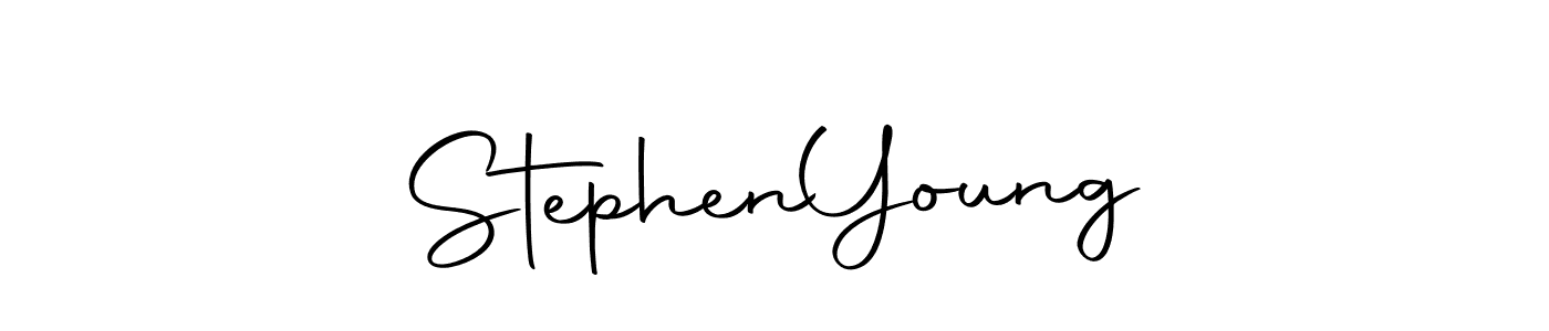 Similarly Autography-DOLnW is the best handwritten signature design. Signature creator online .You can use it as an online autograph creator for name Stephen  Young. Stephen  Young signature style 10 images and pictures png