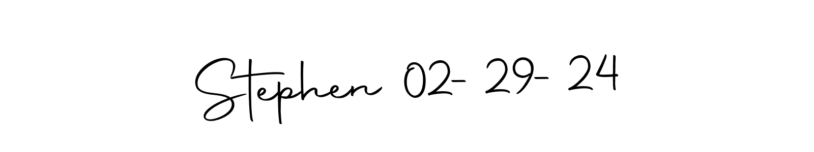 It looks lik you need a new signature style for name Stephen 02-29-24. Design unique handwritten (Autography-DOLnW) signature with our free signature maker in just a few clicks. Stephen 02-29-24 signature style 10 images and pictures png