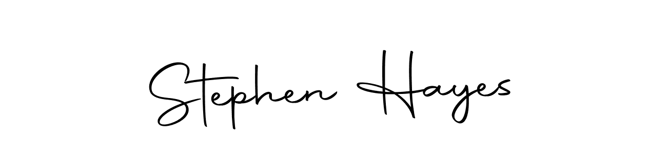 Also we have Stephen Hayes name is the best signature style. Create professional handwritten signature collection using Autography-DOLnW autograph style. Stephen Hayes signature style 10 images and pictures png