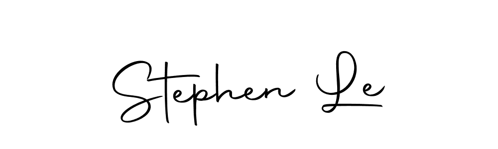 Use a signature maker to create a handwritten signature online. With this signature software, you can design (Autography-DOLnW) your own signature for name Stephen Le. Stephen Le signature style 10 images and pictures png