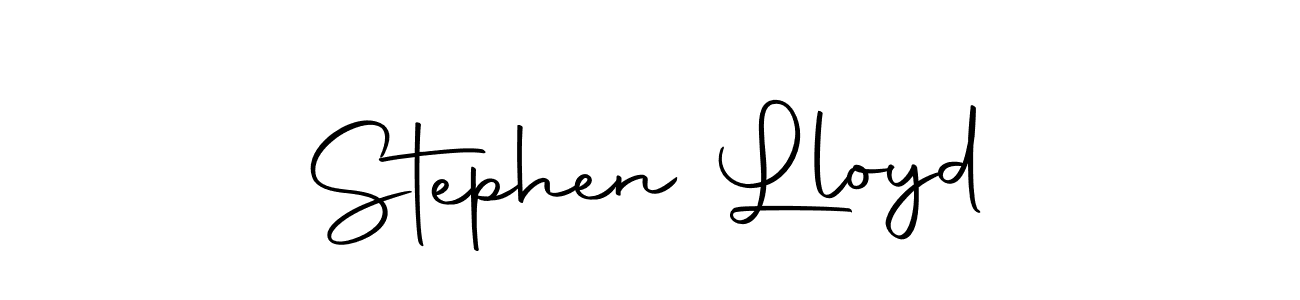 Create a beautiful signature design for name Stephen Lloyd. With this signature (Autography-DOLnW) fonts, you can make a handwritten signature for free. Stephen Lloyd signature style 10 images and pictures png