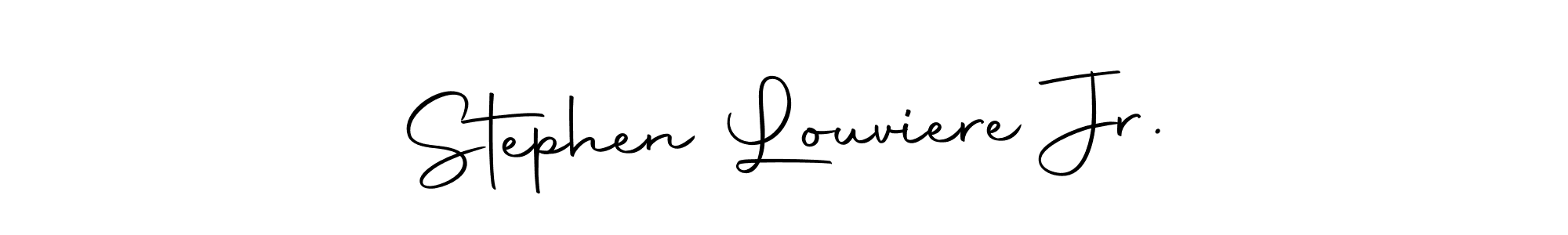 Design your own signature with our free online signature maker. With this signature software, you can create a handwritten (Autography-DOLnW) signature for name Stephen Louviere Jr.. Stephen Louviere Jr. signature style 10 images and pictures png