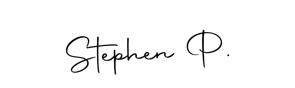 This is the best signature style for the Stephen P. name. Also you like these signature font (Autography-DOLnW). Mix name signature. Stephen P. signature style 10 images and pictures png