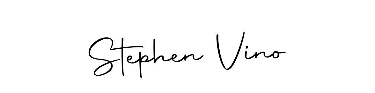 You should practise on your own different ways (Autography-DOLnW) to write your name (Stephen Vino) in signature. don't let someone else do it for you. Stephen Vino signature style 10 images and pictures png