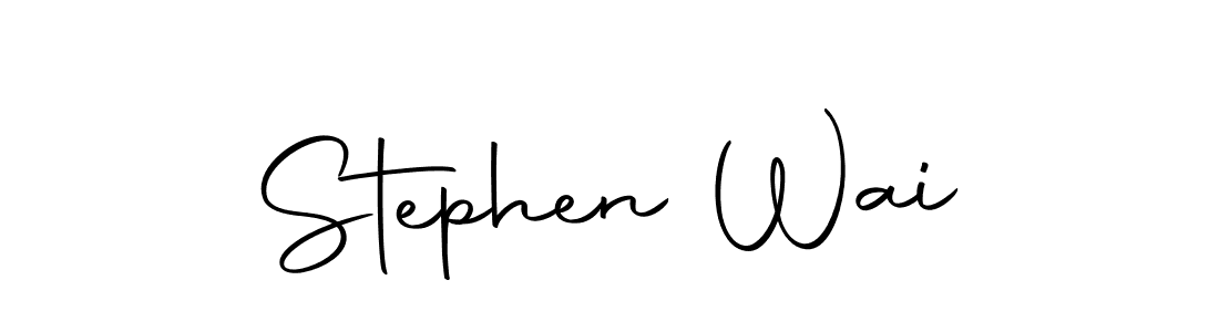 How to make Stephen Wai signature? Autography-DOLnW is a professional autograph style. Create handwritten signature for Stephen Wai name. Stephen Wai signature style 10 images and pictures png