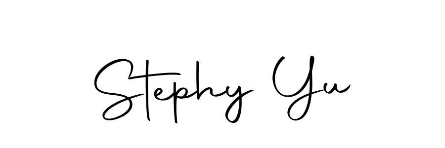 Autography-DOLnW is a professional signature style that is perfect for those who want to add a touch of class to their signature. It is also a great choice for those who want to make their signature more unique. Get Stephy Yu name to fancy signature for free. Stephy Yu signature style 10 images and pictures png
