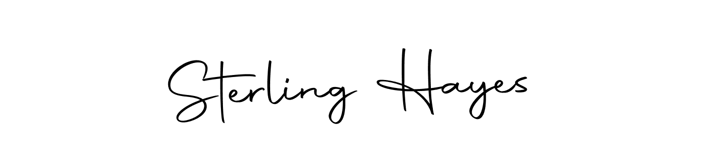Here are the top 10 professional signature styles for the name Sterling Hayes. These are the best autograph styles you can use for your name. Sterling Hayes signature style 10 images and pictures png