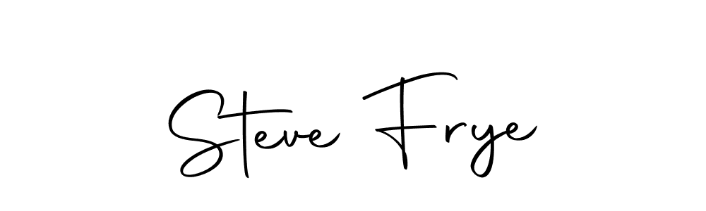 How to make Steve Frye name signature. Use Autography-DOLnW style for creating short signs online. This is the latest handwritten sign. Steve Frye signature style 10 images and pictures png