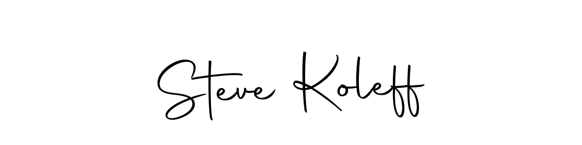 Steve Koleff stylish signature style. Best Handwritten Sign (Autography-DOLnW) for my name. Handwritten Signature Collection Ideas for my name Steve Koleff. Steve Koleff signature style 10 images and pictures png