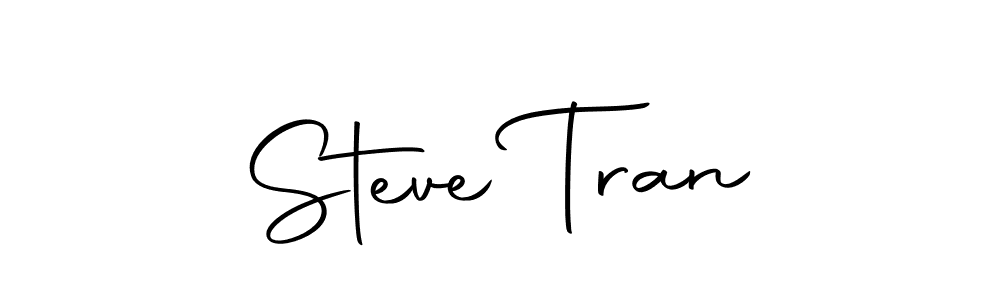 Design your own signature with our free online signature maker. With this signature software, you can create a handwritten (Autography-DOLnW) signature for name Steve Tran. Steve Tran signature style 10 images and pictures png