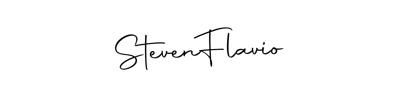 Create a beautiful signature design for name Steven  Flavio. With this signature (Autography-DOLnW) fonts, you can make a handwritten signature for free. Steven  Flavio signature style 10 images and pictures png