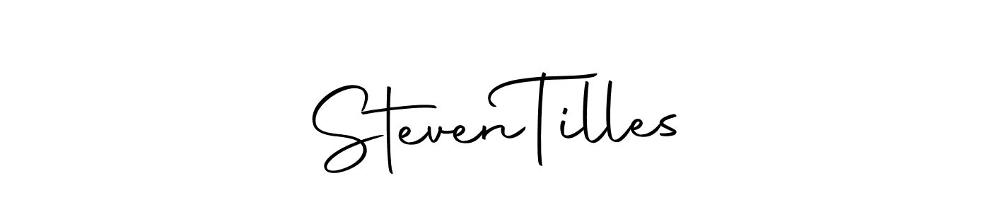 You should practise on your own different ways (Autography-DOLnW) to write your name (Steven  Tilles) in signature. don't let someone else do it for you. Steven  Tilles signature style 10 images and pictures png