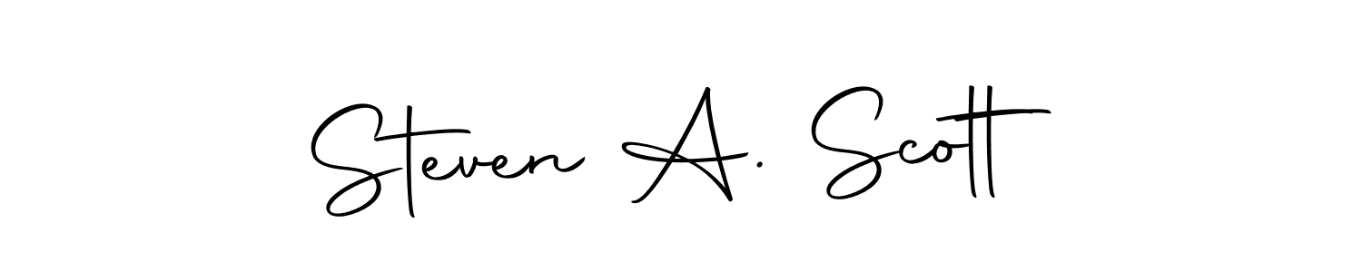 How to make Steven A. Scott signature? Autography-DOLnW is a professional autograph style. Create handwritten signature for Steven A. Scott name. Steven A. Scott signature style 10 images and pictures png