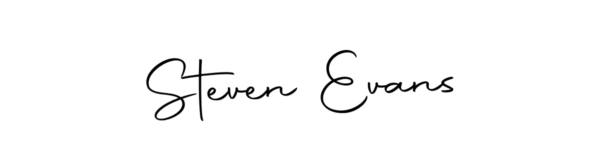 Create a beautiful signature design for name Steven Evans. With this signature (Autography-DOLnW) fonts, you can make a handwritten signature for free. Steven Evans signature style 10 images and pictures png