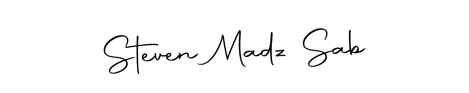 You can use this online signature creator to create a handwritten signature for the name Steven Madz Sab. This is the best online autograph maker. Steven Madz Sab signature style 10 images and pictures png