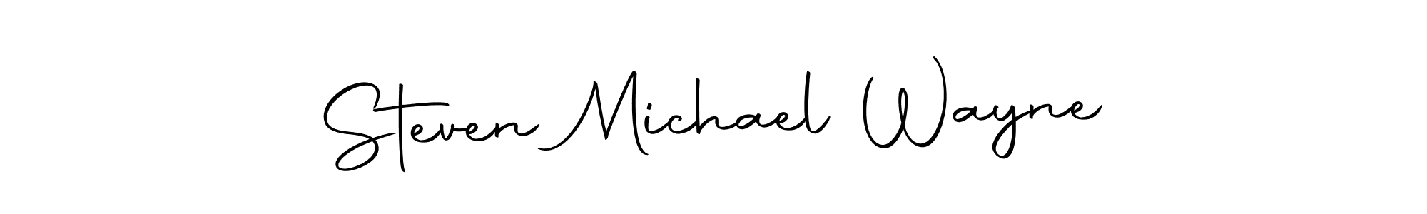 Once you've used our free online signature maker to create your best signature Autography-DOLnW style, it's time to enjoy all of the benefits that Steven Michael Wayne name signing documents. Steven Michael Wayne signature style 10 images and pictures png