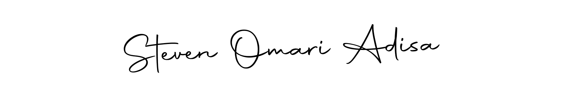 Design your own signature with our free online signature maker. With this signature software, you can create a handwritten (Autography-DOLnW) signature for name Steven Omari Adisa. Steven Omari Adisa signature style 10 images and pictures png
