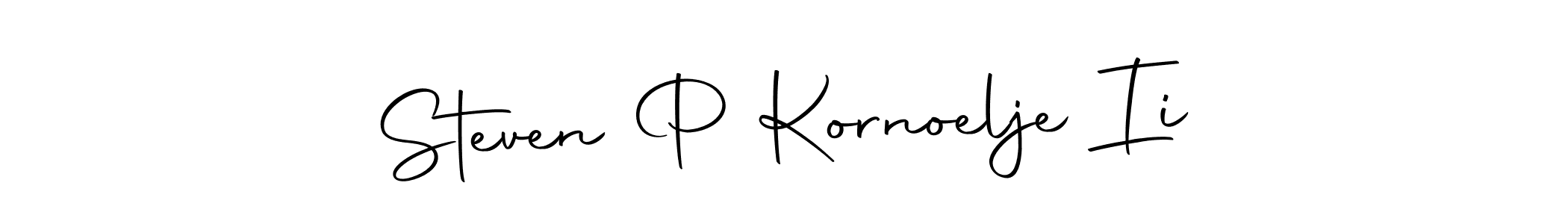 How to make Steven P Kornoelje Ii signature? Autography-DOLnW is a professional autograph style. Create handwritten signature for Steven P Kornoelje Ii name. Steven P Kornoelje Ii signature style 10 images and pictures png