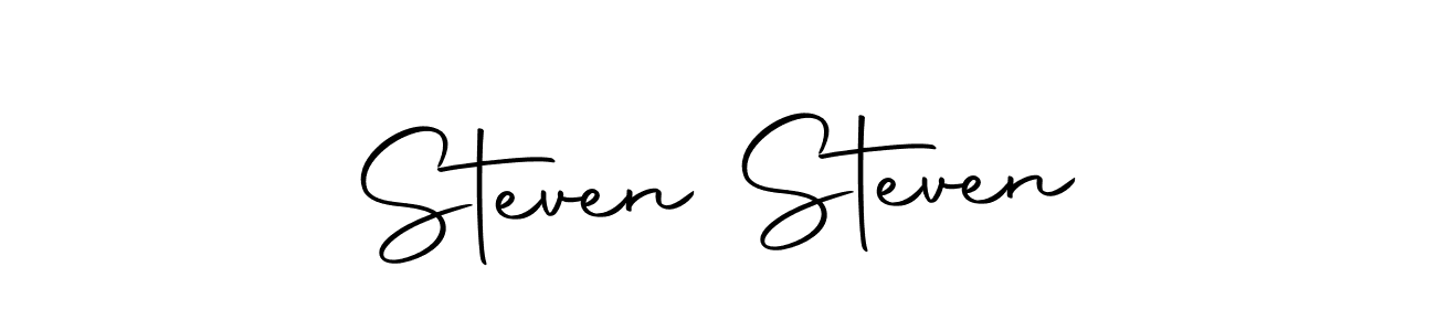 Create a beautiful signature design for name Steven Steven. With this signature (Autography-DOLnW) fonts, you can make a handwritten signature for free. Steven Steven signature style 10 images and pictures png
