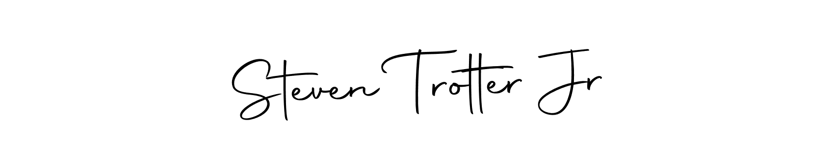 Use a signature maker to create a handwritten signature online. With this signature software, you can design (Autography-DOLnW) your own signature for name Steven Trotter Jr. Steven Trotter Jr signature style 10 images and pictures png