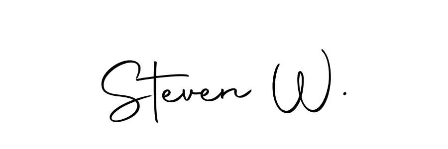 How to make Steven W. name signature. Use Autography-DOLnW style for creating short signs online. This is the latest handwritten sign. Steven W. signature style 10 images and pictures png