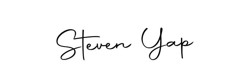 Design your own signature with our free online signature maker. With this signature software, you can create a handwritten (Autography-DOLnW) signature for name Steven Yap. Steven Yap signature style 10 images and pictures png