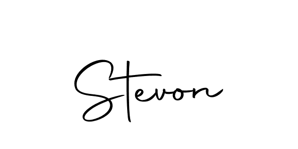 if you are searching for the best signature style for your name Stevon. so please give up your signature search. here we have designed multiple signature styles  using Autography-DOLnW. Stevon signature style 10 images and pictures png