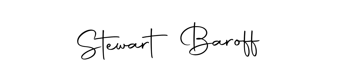 Make a beautiful signature design for name Stewart Baroff. With this signature (Autography-DOLnW) style, you can create a handwritten signature for free. Stewart Baroff signature style 10 images and pictures png