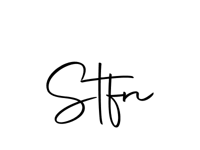 How to make Stfn signature? Autography-DOLnW is a professional autograph style. Create handwritten signature for Stfn name. Stfn signature style 10 images and pictures png