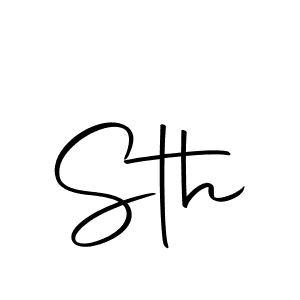 Sth stylish signature style. Best Handwritten Sign (Autography-DOLnW) for my name. Handwritten Signature Collection Ideas for my name Sth. Sth signature style 10 images and pictures png