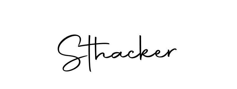 How to make Sthacker name signature. Use Autography-DOLnW style for creating short signs online. This is the latest handwritten sign. Sthacker signature style 10 images and pictures png