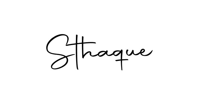 Create a beautiful signature design for name Sthaque. With this signature (Autography-DOLnW) fonts, you can make a handwritten signature for free. Sthaque signature style 10 images and pictures png