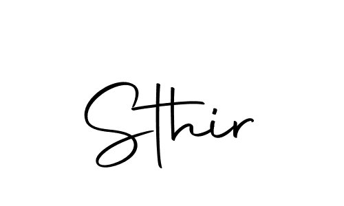 Make a beautiful signature design for name Sthir. With this signature (Autography-DOLnW) style, you can create a handwritten signature for free. Sthir signature style 10 images and pictures png