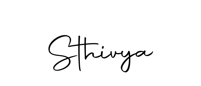 Use a signature maker to create a handwritten signature online. With this signature software, you can design (Autography-DOLnW) your own signature for name Sthivya. Sthivya signature style 10 images and pictures png