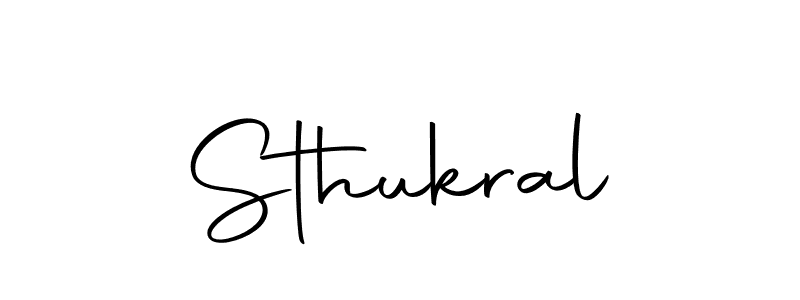 How to make Sthukral name signature. Use Autography-DOLnW style for creating short signs online. This is the latest handwritten sign. Sthukral signature style 10 images and pictures png