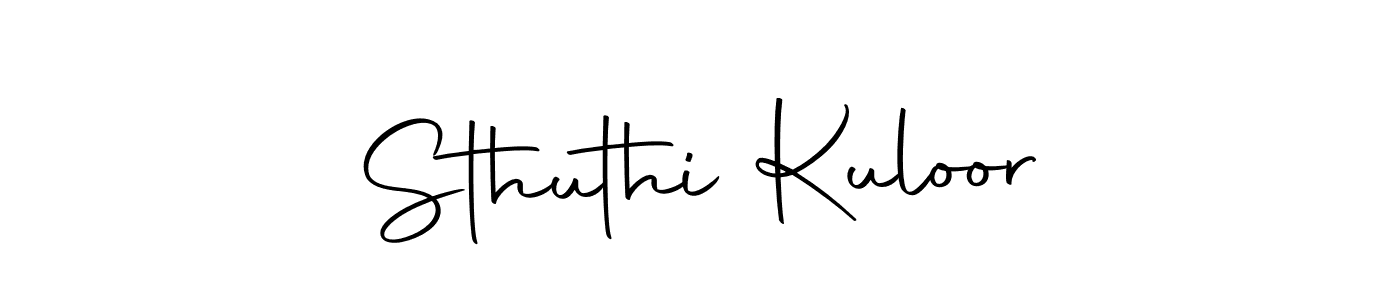 Make a short Sthuthi Kuloor signature style. Manage your documents anywhere anytime using Autography-DOLnW. Create and add eSignatures, submit forms, share and send files easily. Sthuthi Kuloor signature style 10 images and pictures png