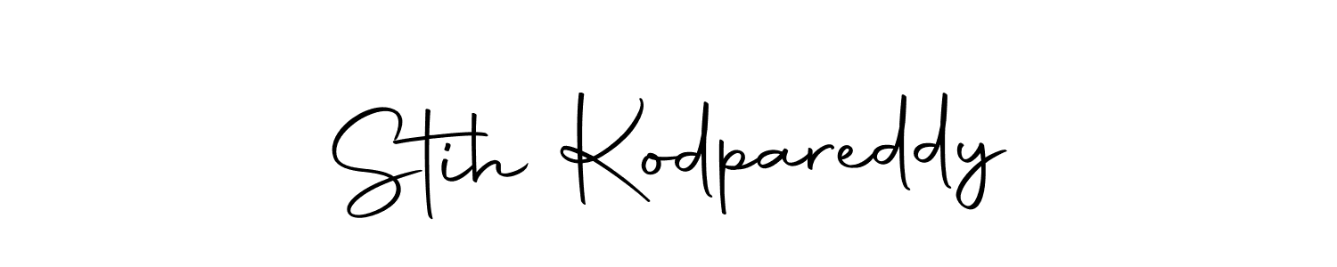 It looks lik you need a new signature style for name Stih Kodpareddy. Design unique handwritten (Autography-DOLnW) signature with our free signature maker in just a few clicks. Stih Kodpareddy signature style 10 images and pictures png