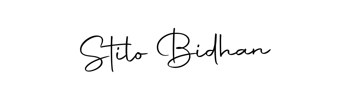 Stilo Bidhan stylish signature style. Best Handwritten Sign (Autography-DOLnW) for my name. Handwritten Signature Collection Ideas for my name Stilo Bidhan. Stilo Bidhan signature style 10 images and pictures png