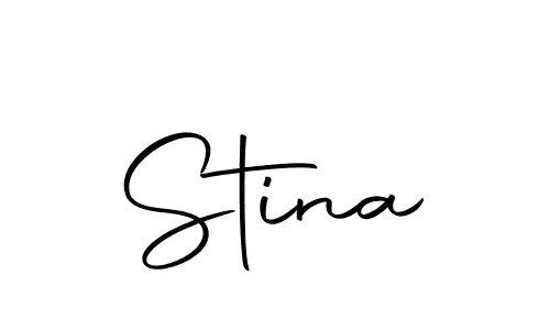 You should practise on your own different ways (Autography-DOLnW) to write your name (Stina) in signature. don't let someone else do it for you. Stina signature style 10 images and pictures png